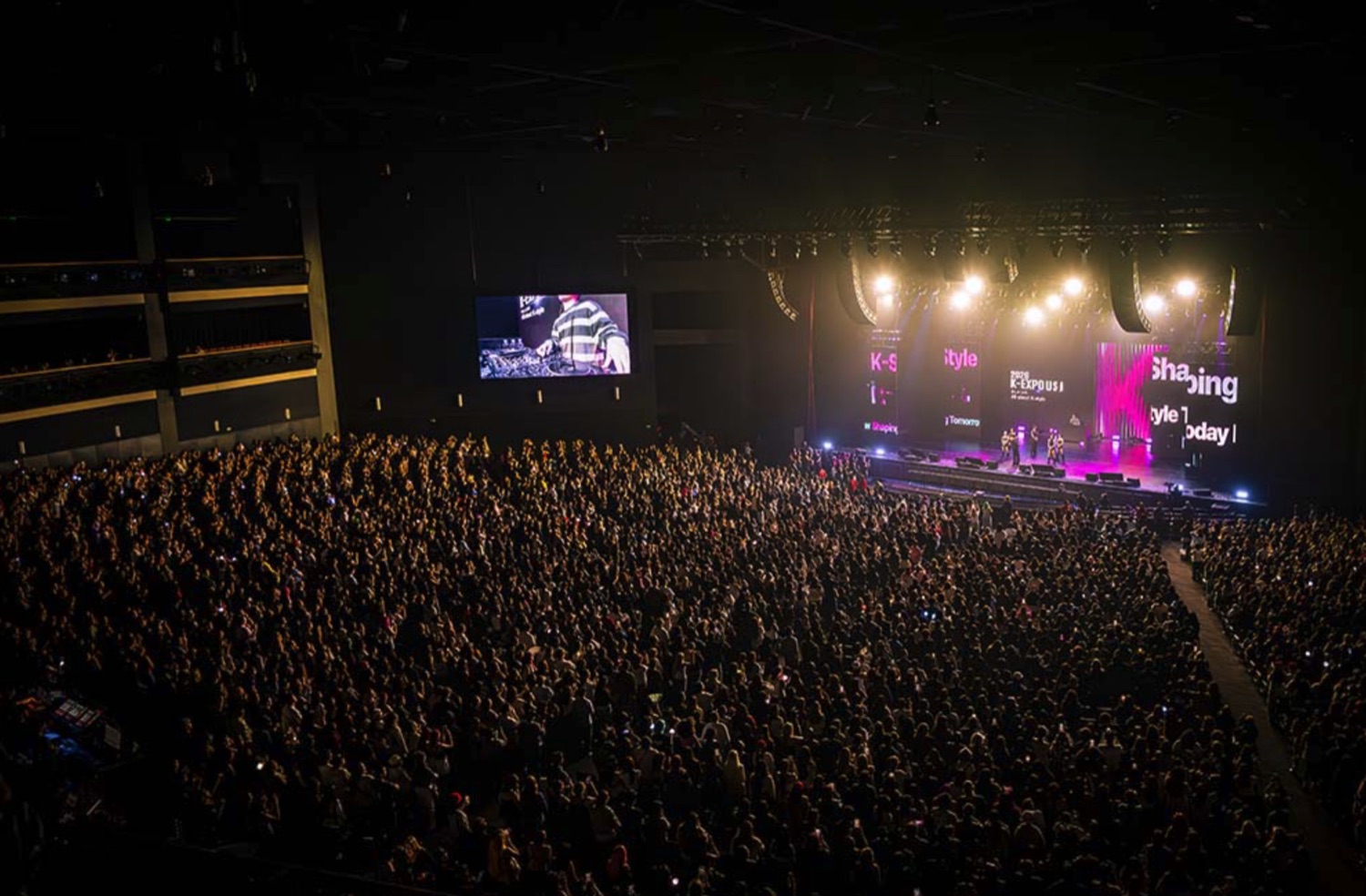 Local crowds packing a K-pop stage in the U.S.