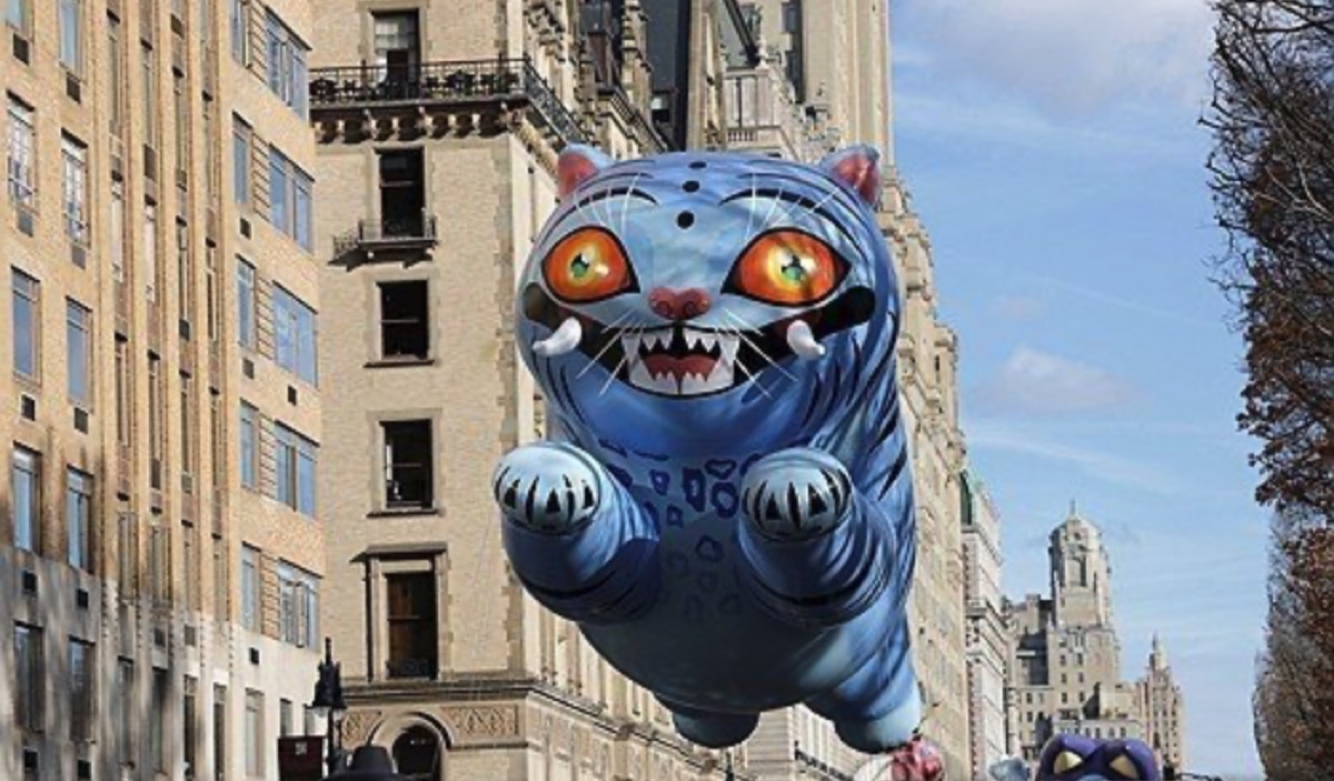 The ‘KPop Demon Hunters’ balloon at a parade in Manhattan. Watched dozens of times by American kids, what it imprints turns into a lasting fondness for Korea.