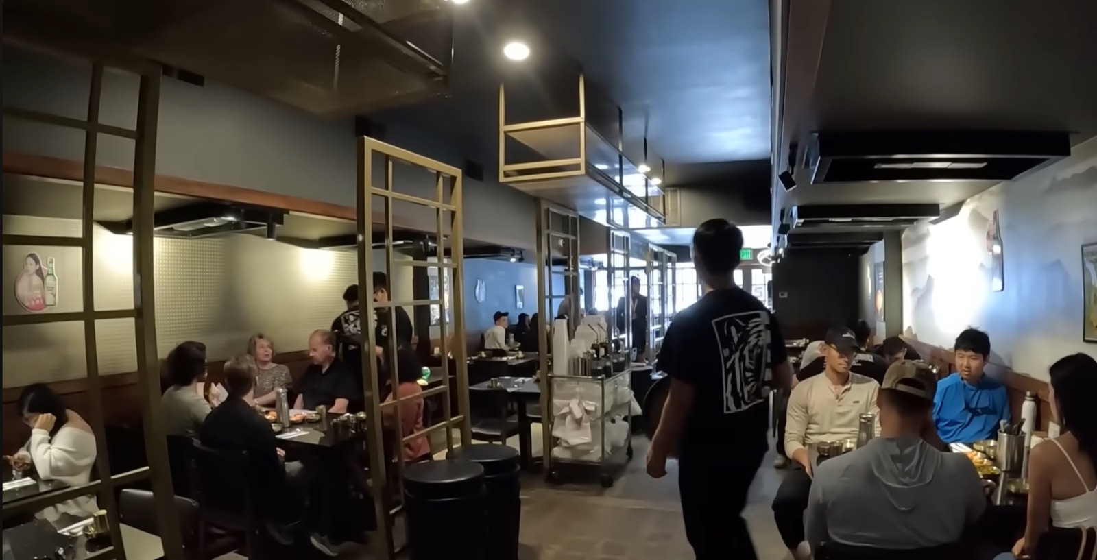 Korean restaurants in California are this busy, even on a weekday.